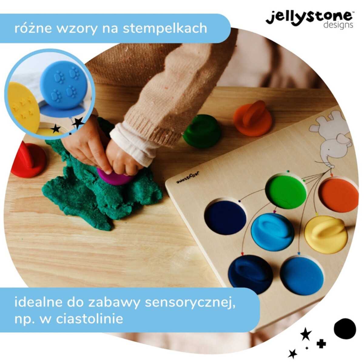 Balonowy Sorter, tęczowy, Jellystone Designs