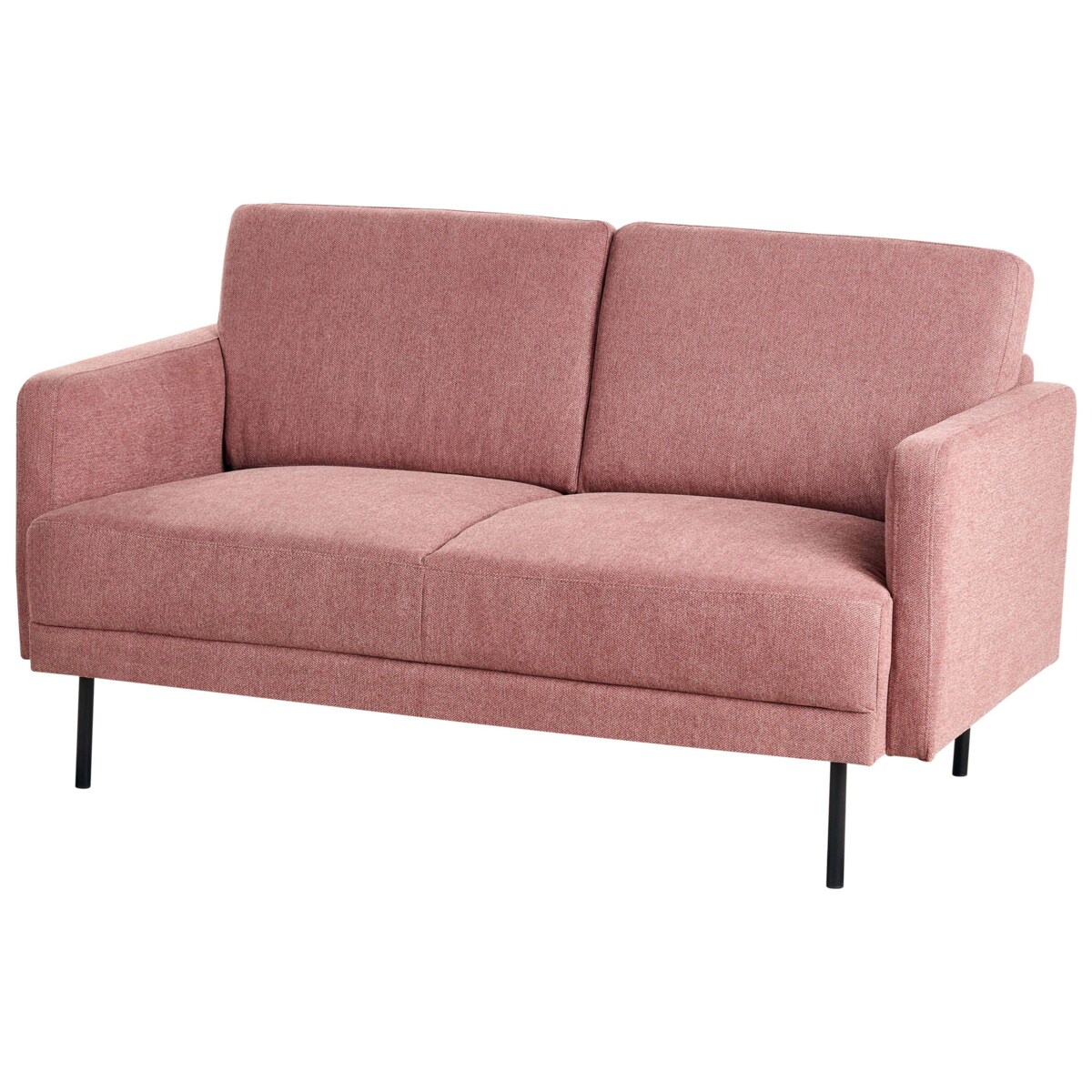 Sofa 2-osobowa różowa BREDA