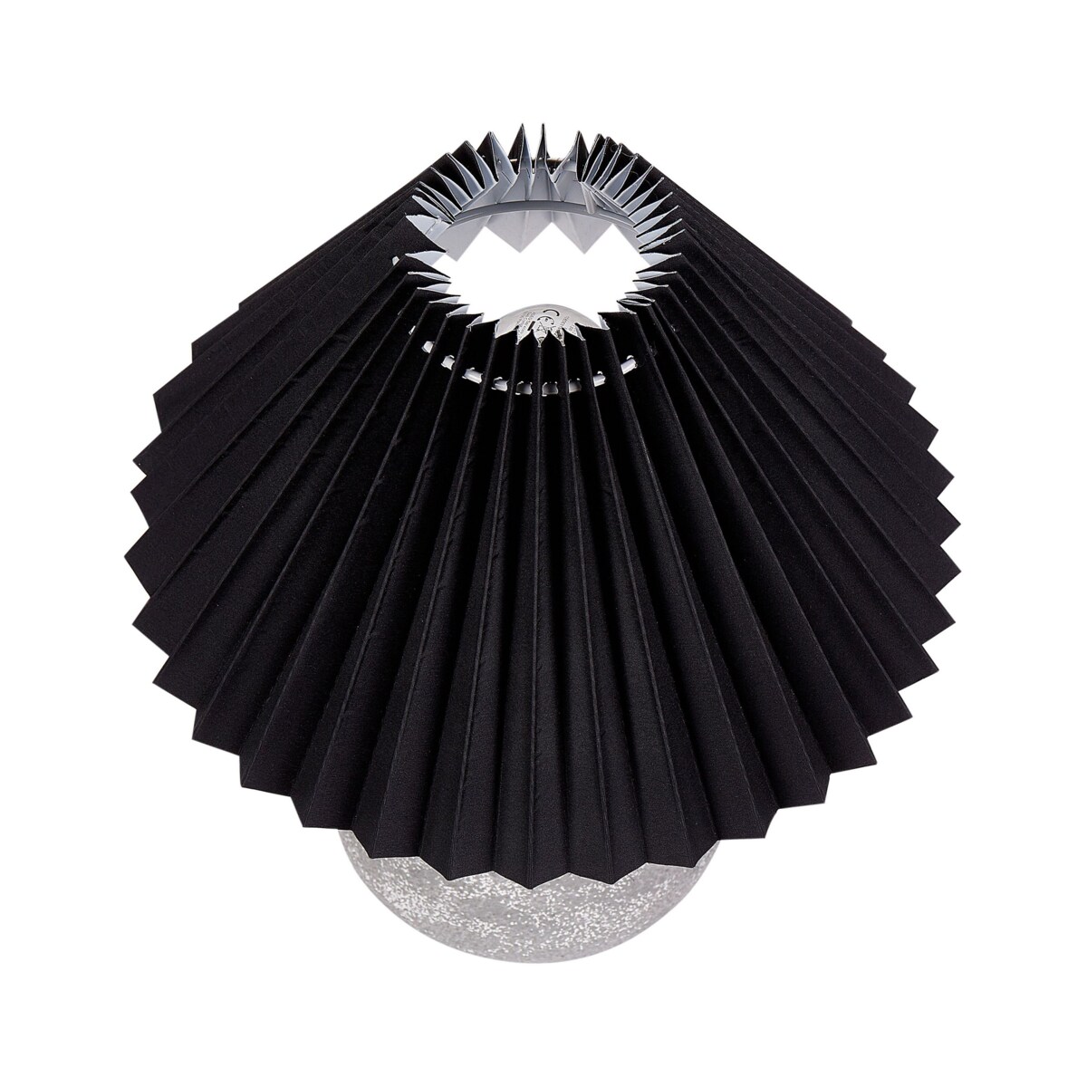 Zestaw 2 lampek nocnych ceramicznych czarny ZEYI