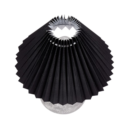 Zestaw 2 lampek nocnych ceramicznych czarny ZEYI