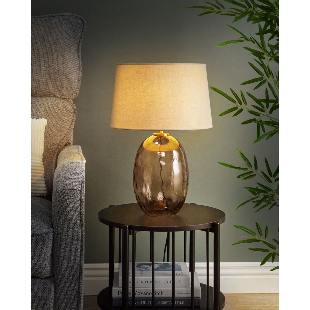 Lampa stołowa BONELLI Szary