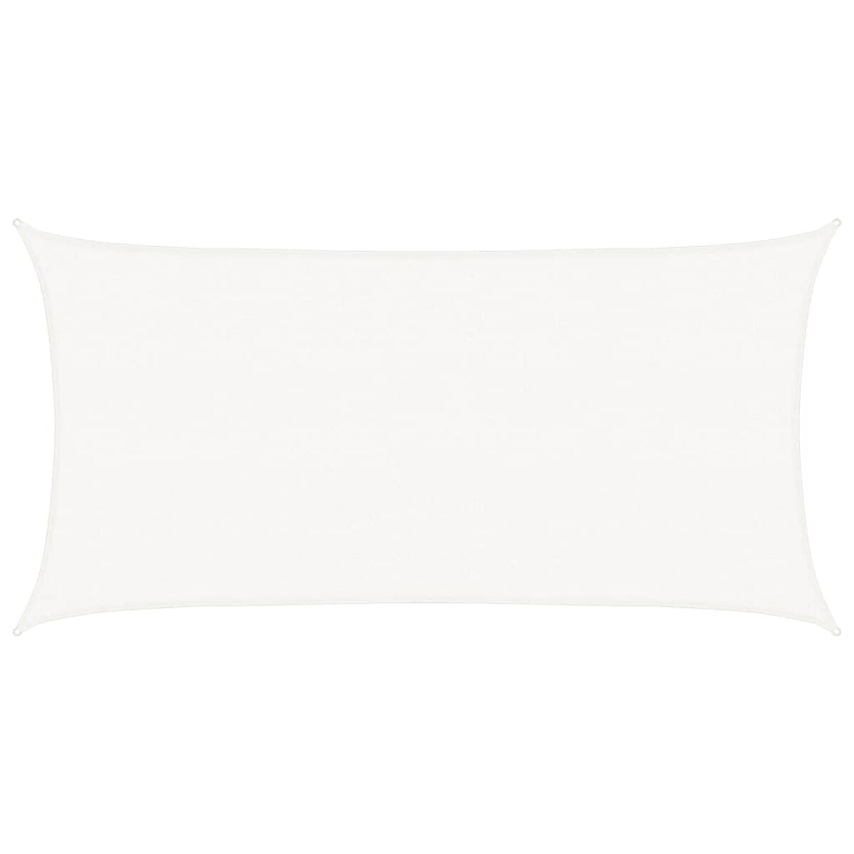 vidaXL Żagiel przeciwsłoneczny HDPE prostokątny 2x4 m, biały