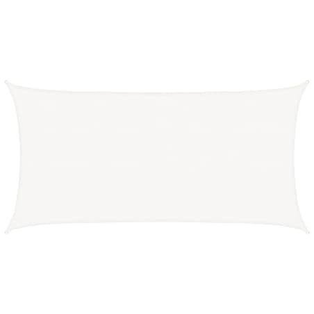 vidaXL Żagiel przeciwsłoneczny HDPE prostokątny 2x4 m, biały