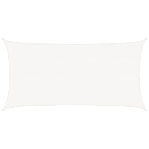vidaXL Żagiel przeciwsłoneczny HDPE prostokątny 2x4 m, biały