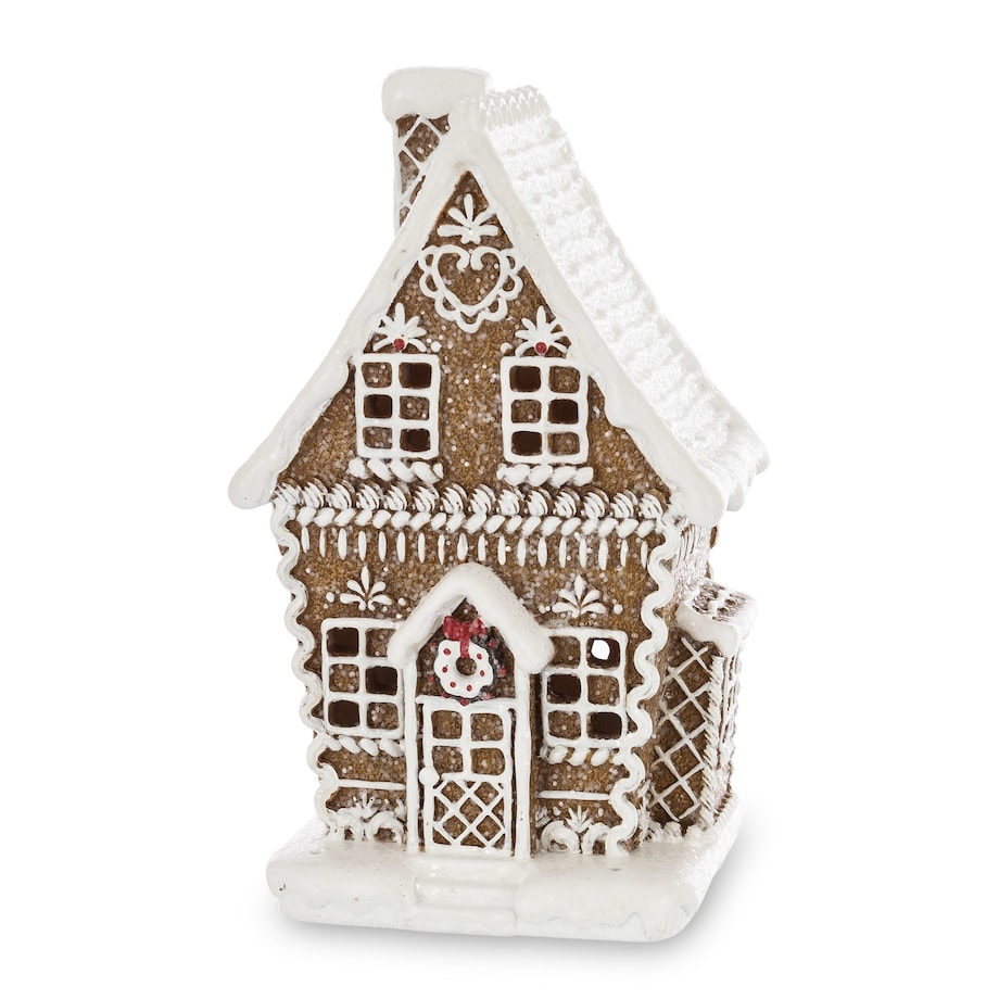 Domek z piernika LED 20,5x12 cm OROMO