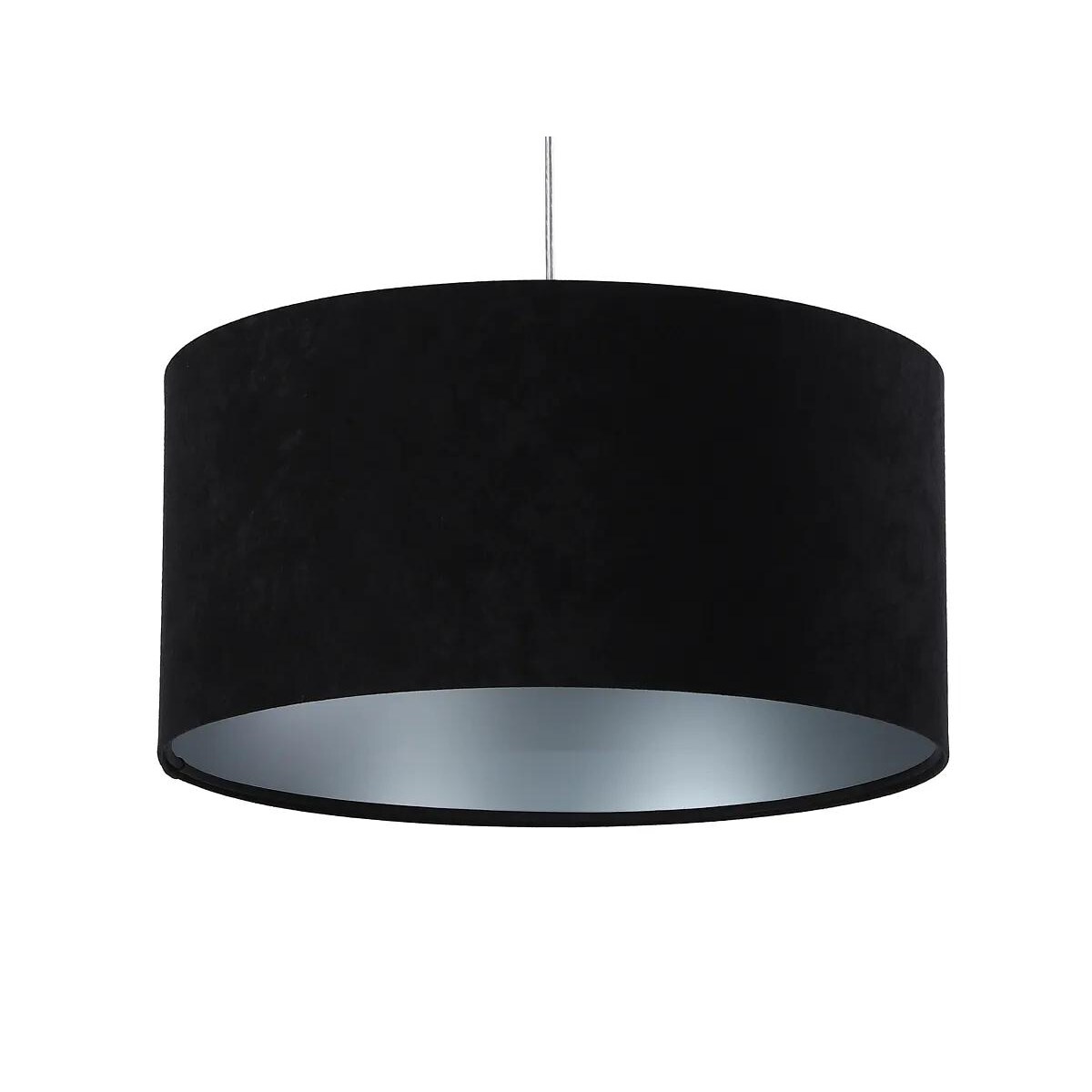 Lampa wisząca HOME 40 czarna/srebrna