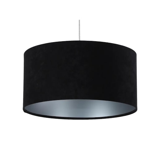 Lampa wisząca HOME 40 czarna/srebrna