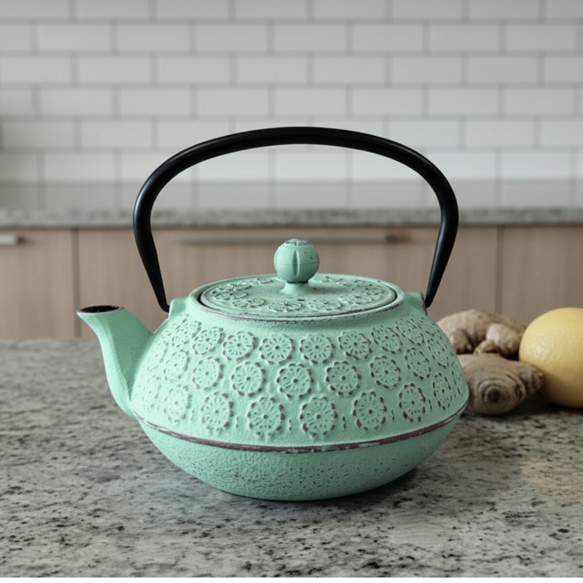 Czajnik żeliwny z zaparzaczem KUMO, 1000 ml