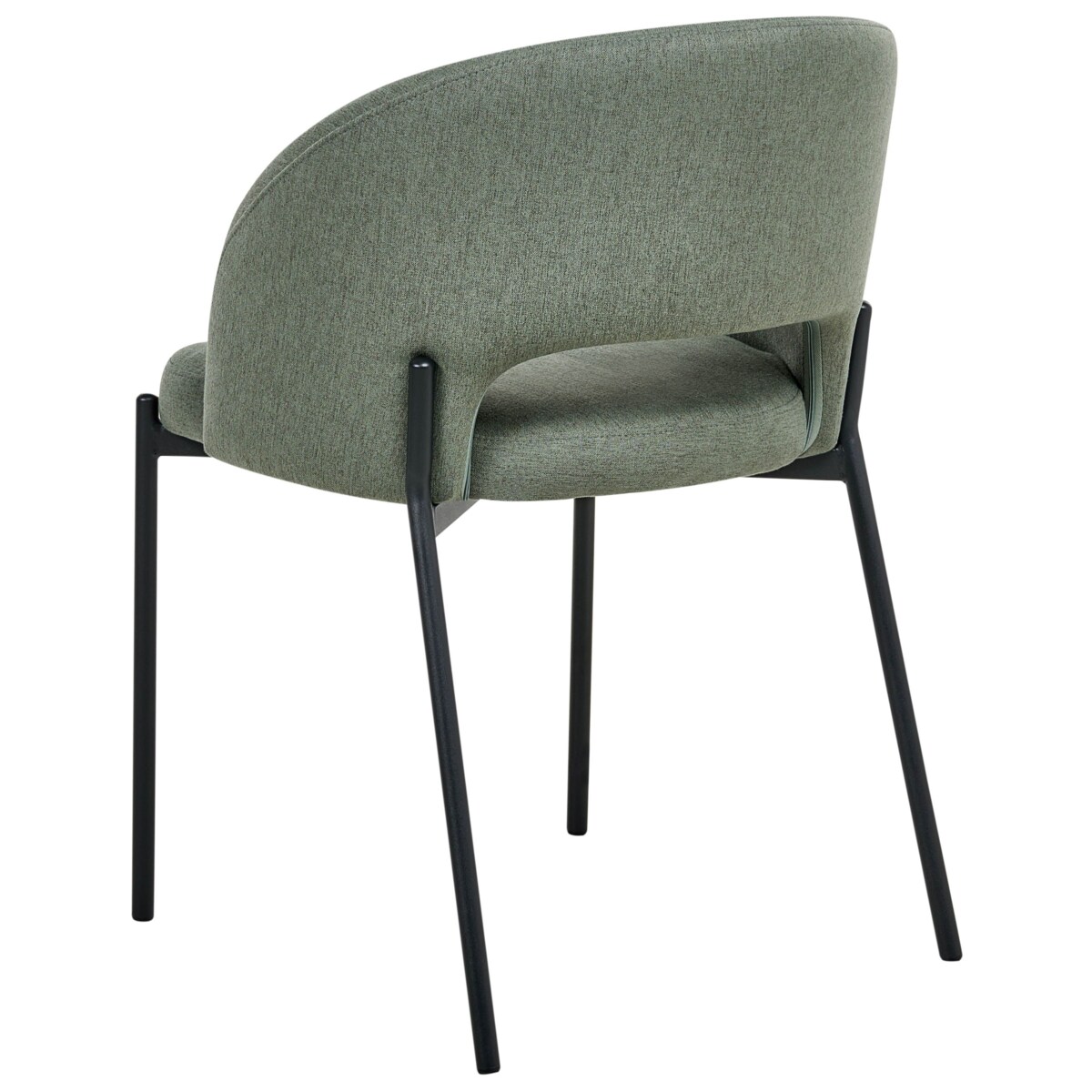 Zestaw 2 krzeseł do jadalni PENNY Ciemnozielony