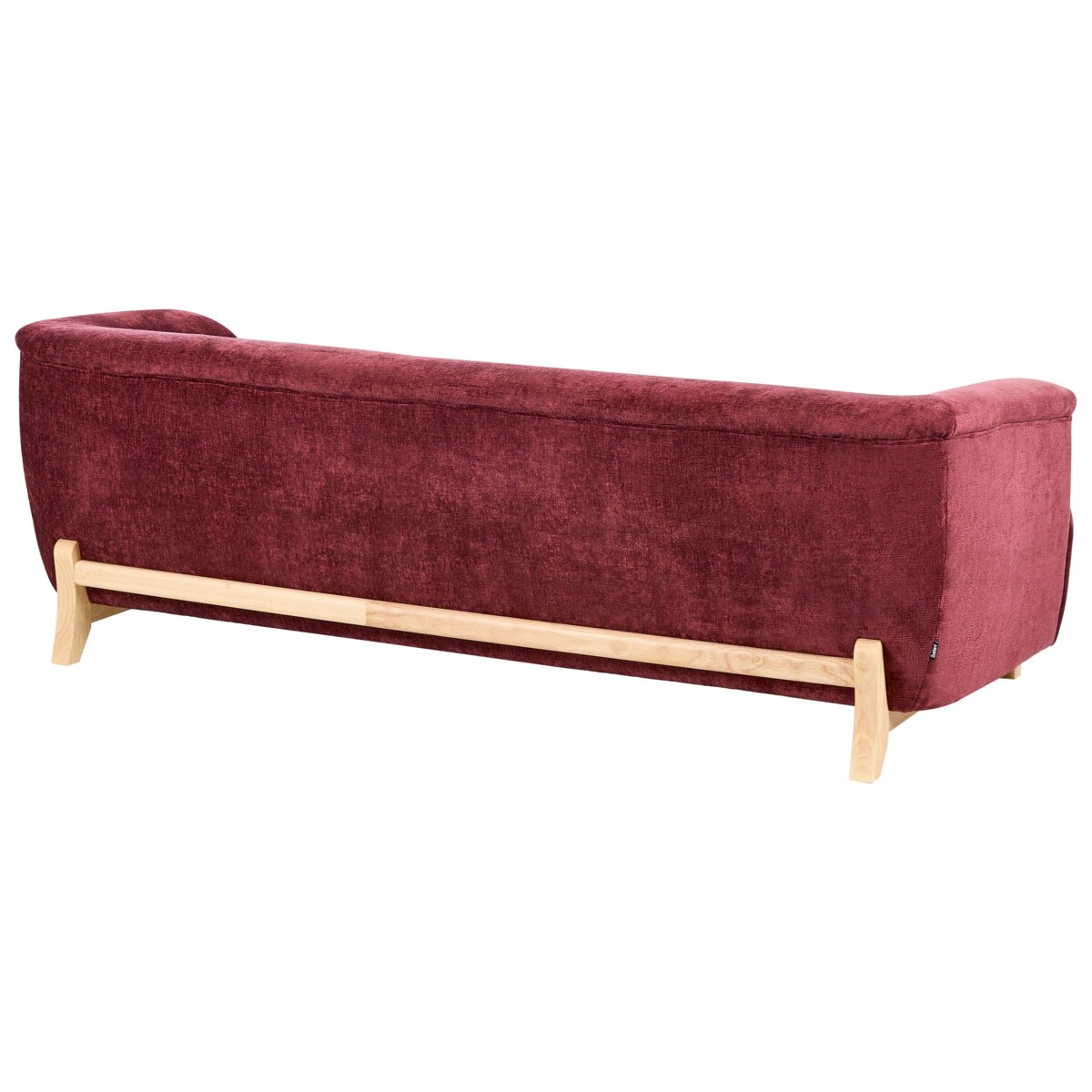 Sofa dla 3 osób ALNOR Szenil Burgundowy