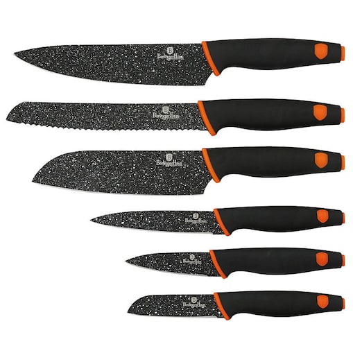 Zestaw noży z powłoką marmurową Berlinger Haus BH-2111