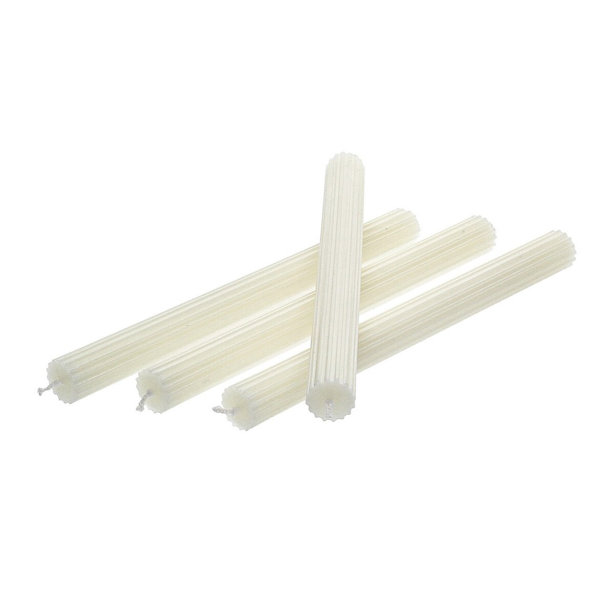 Zestaw świec stroikowych Pure Elegance 2x25 cm boże narodzenie, święta, świąteczne, ecru-kremowy, 2x2x25 cm