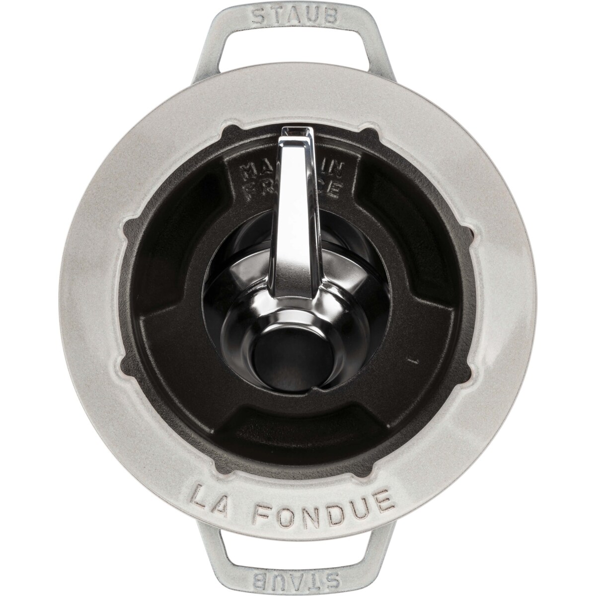 Zestaw do fondue Staub - 20 cm, Biała trufla