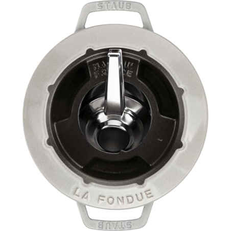 Zestaw do fondue Staub - 20 cm, Biała trufla