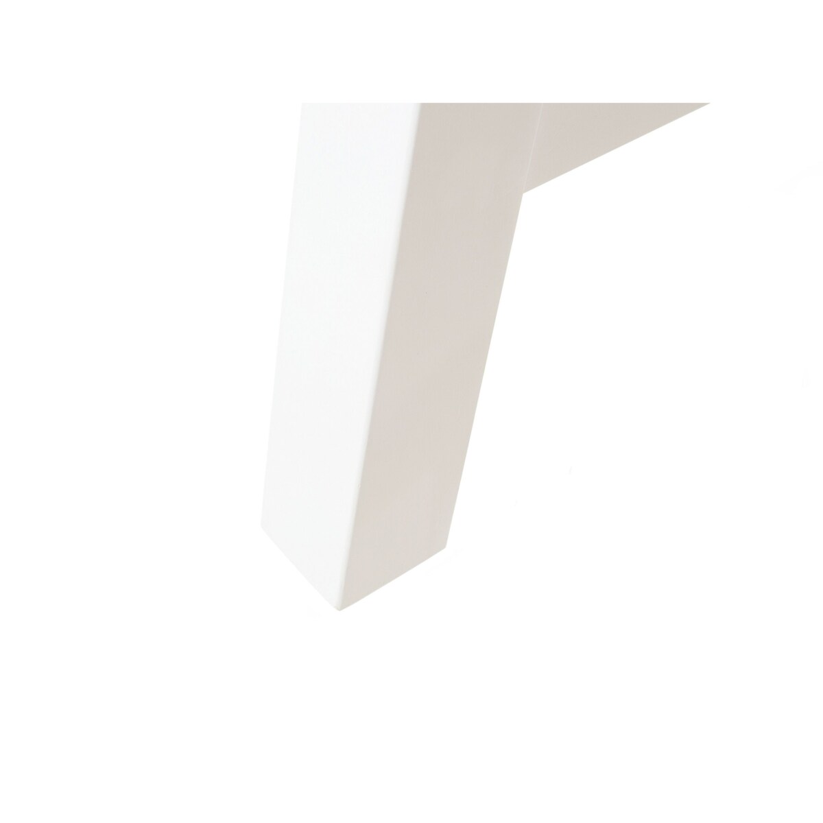 Stół do jadalni akacjowy 170 x 80 cm biały SCANIA