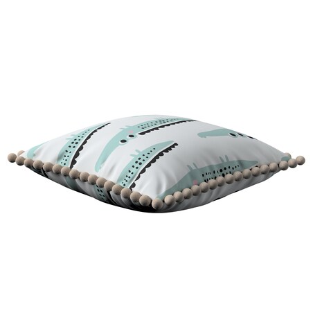 Poszewka Daisy 45x45 ecru-zielony