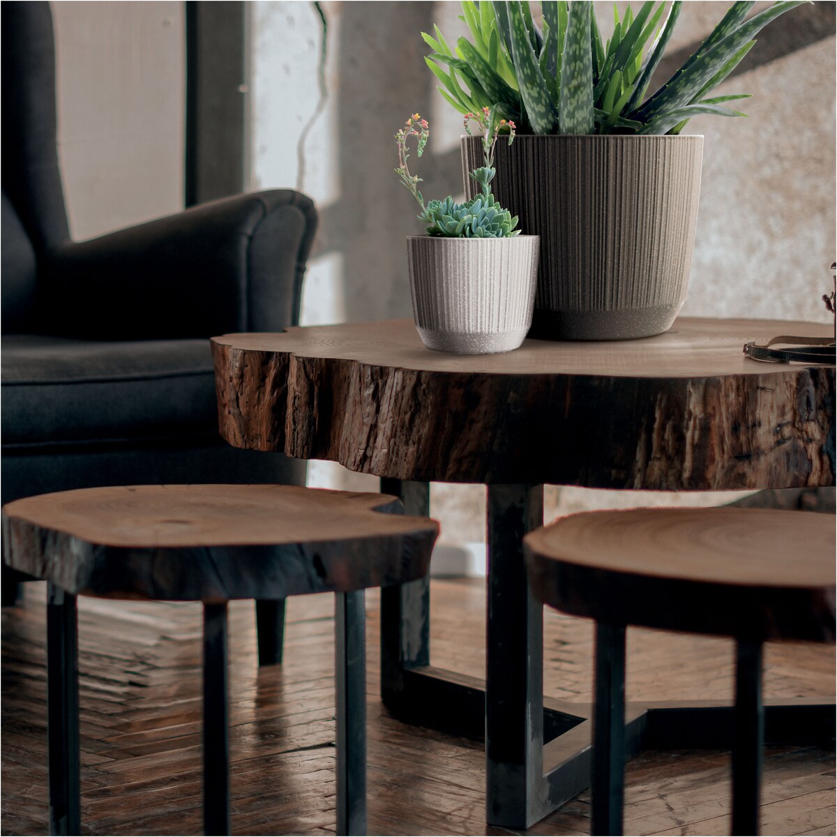 Doniczka Osłonka Domowa 19,5 Cm Ryfo Na Stół Parapet Do Domu Biała