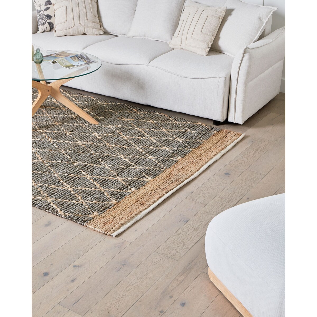 Dywan TELLIKAYA 160 x 230 cm Juta Szary