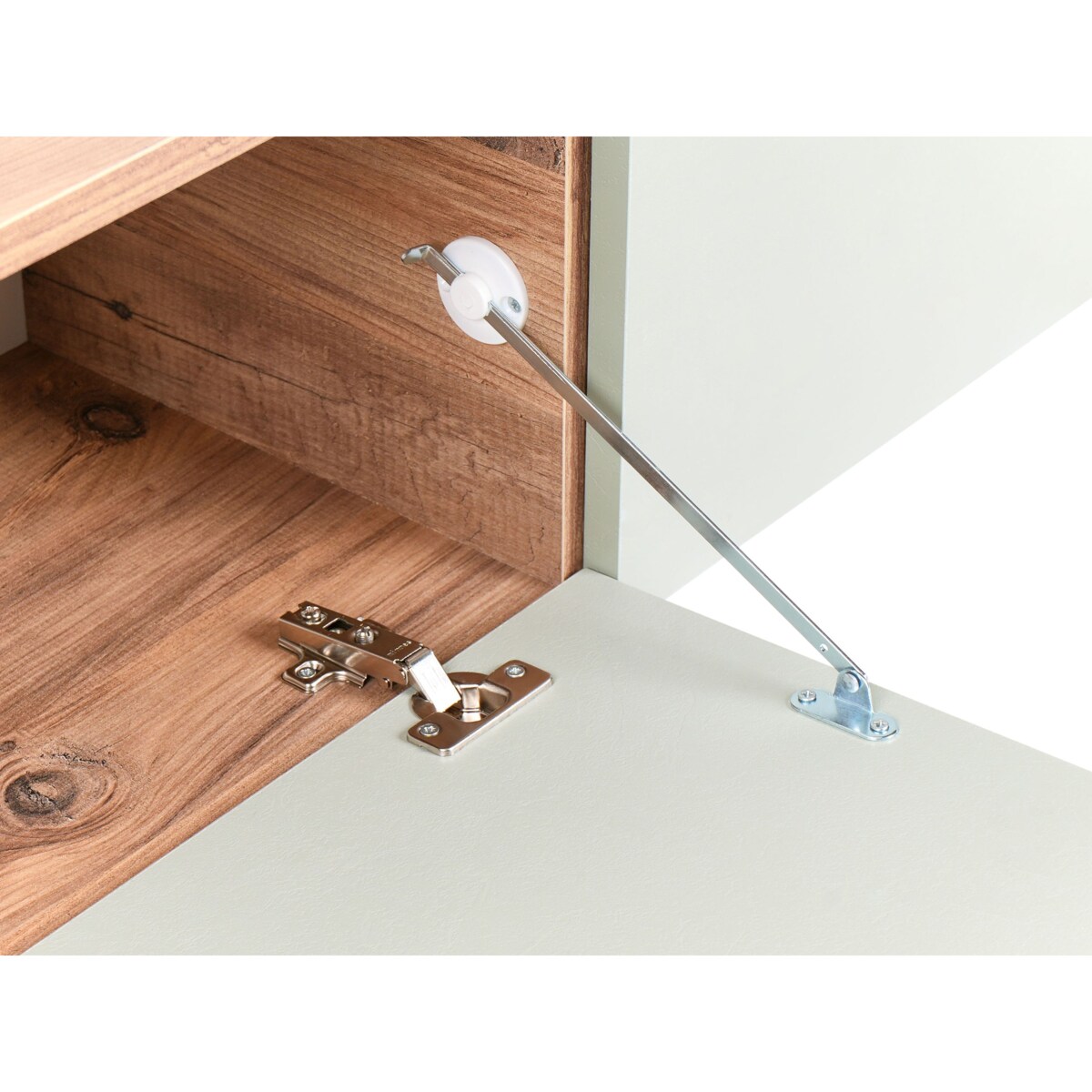 Wisząca szafka RTV GLADSTONE Jasnozielony