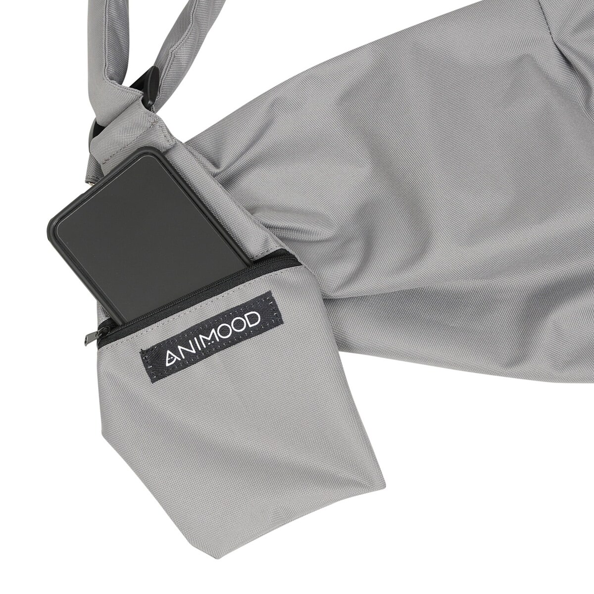 Animood Torba/transporter Daisy rozmiar: uniwersalny, kolor: szary , materiał:kodura/welur