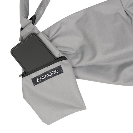 Animood Torba/transporter Daisy rozmiar: uniwersalny, kolor: szary , materiał:kodura/welur