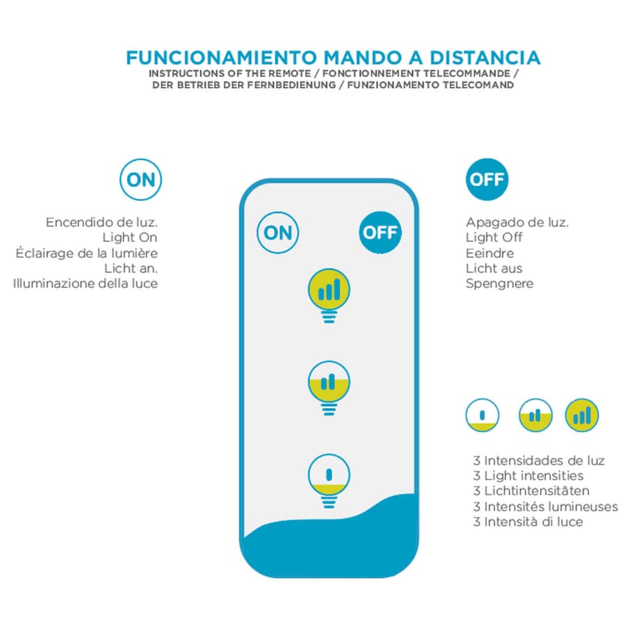 Lampa podłogowa japandi na pilot Niza LUMNIZ165NXWLNW King Home LED 9W 2700K IP54 brązowa