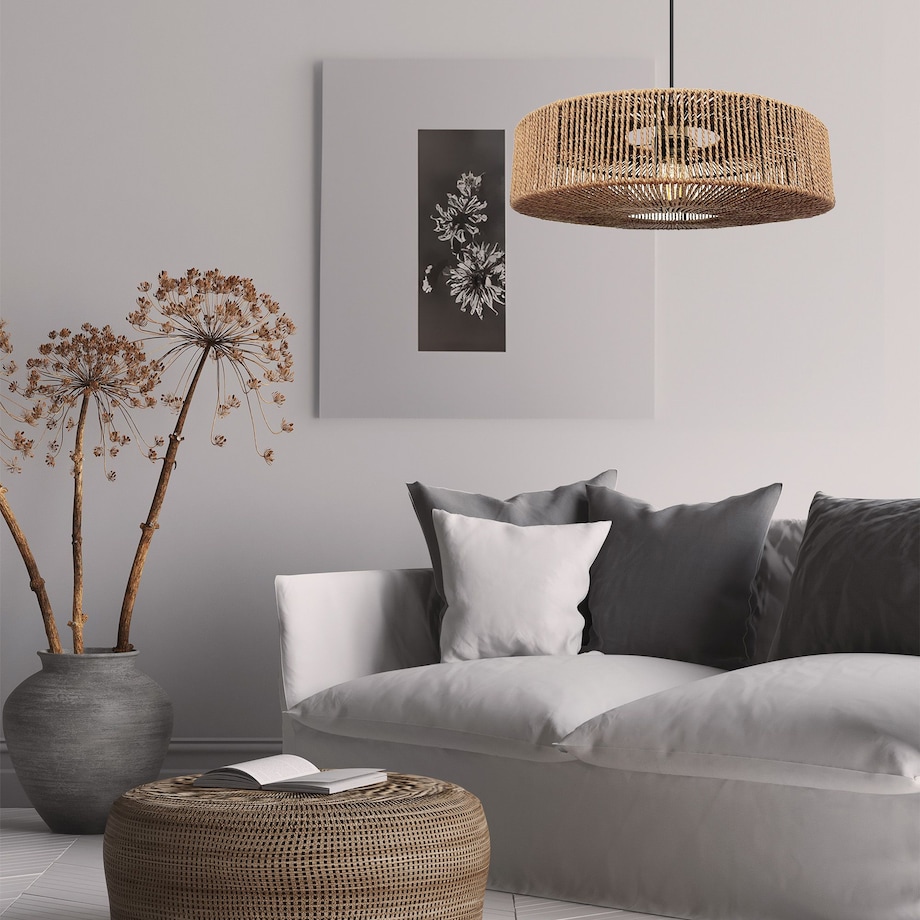 Lampa Wisząca Boho APP1294-1PC Beż