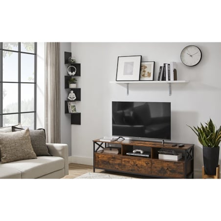 Regał Narożny Półka Na Ksiązki Do Pokoju Salonu Gabinetu Kuchni Czarny