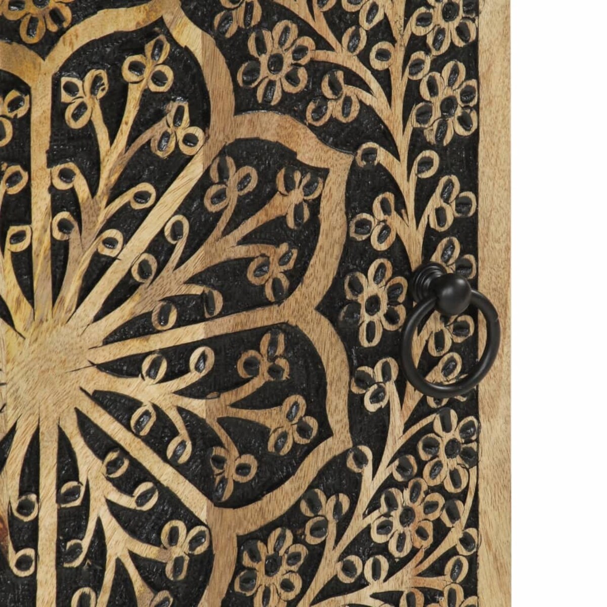 vidaXL Szafka, 40x33x110 cm, lite drewno mango