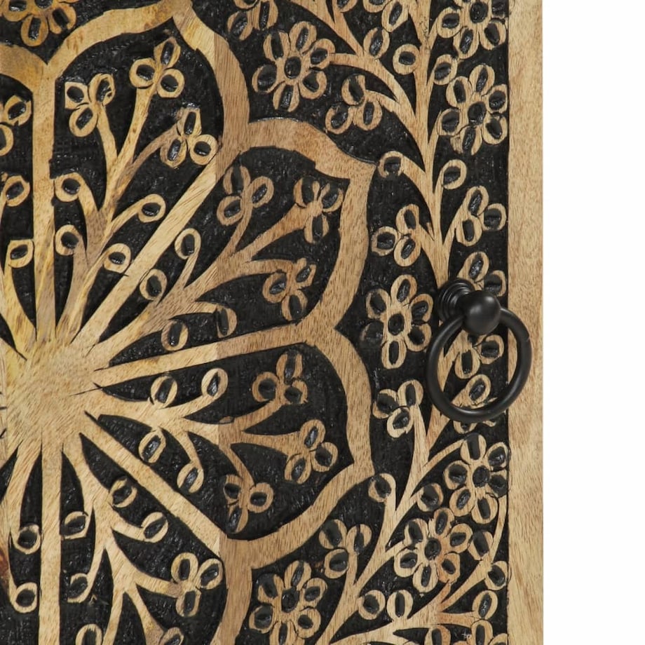 vidaXL Szafka, 40x33x110 cm, lite drewno mango