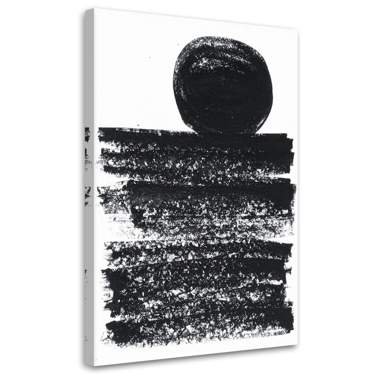 Obraz czarno biały do salonu sypialni biura, Nowoczesna Abstrakcja 80x120