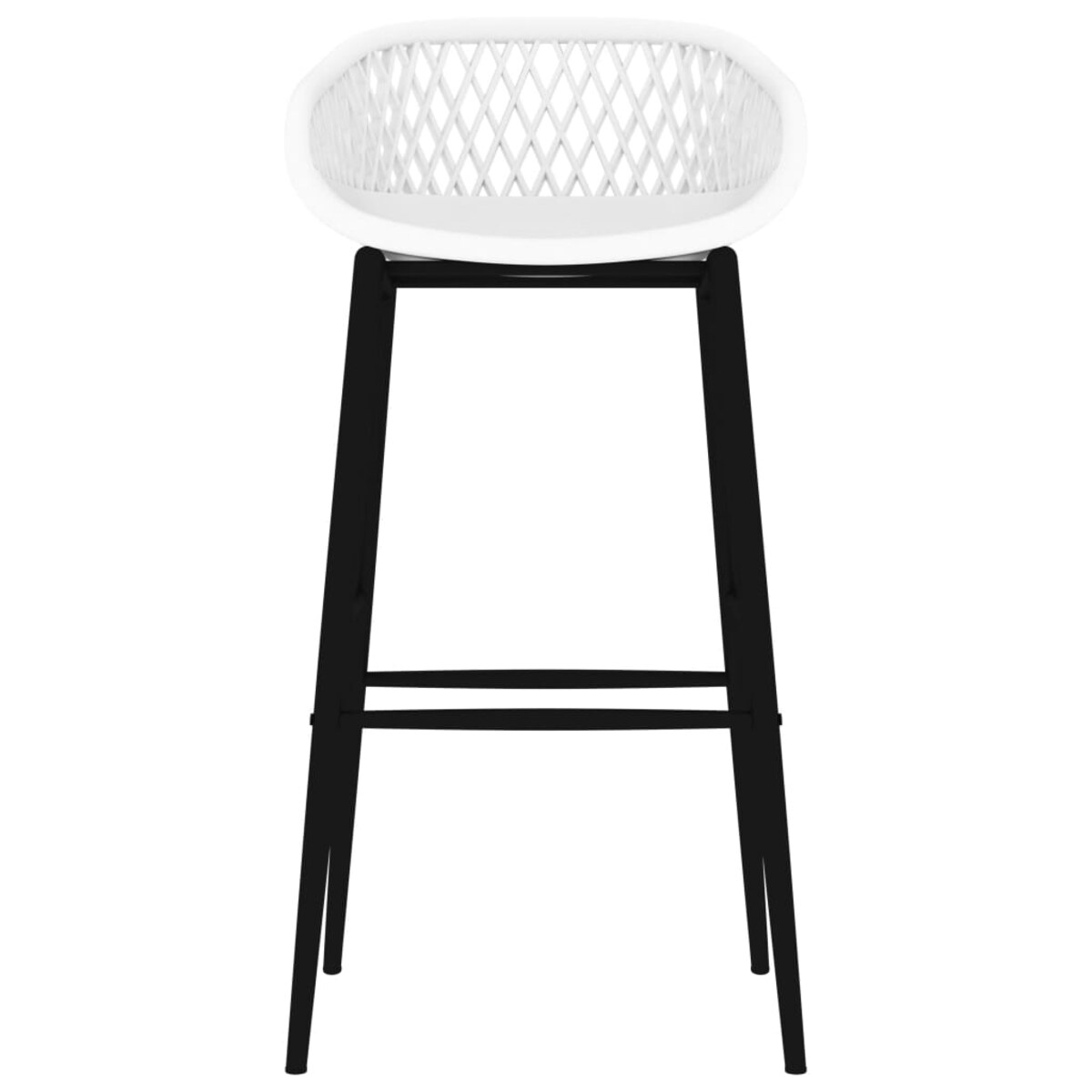 vidaXL 7-częściowy zestaw mebli barowych, biały