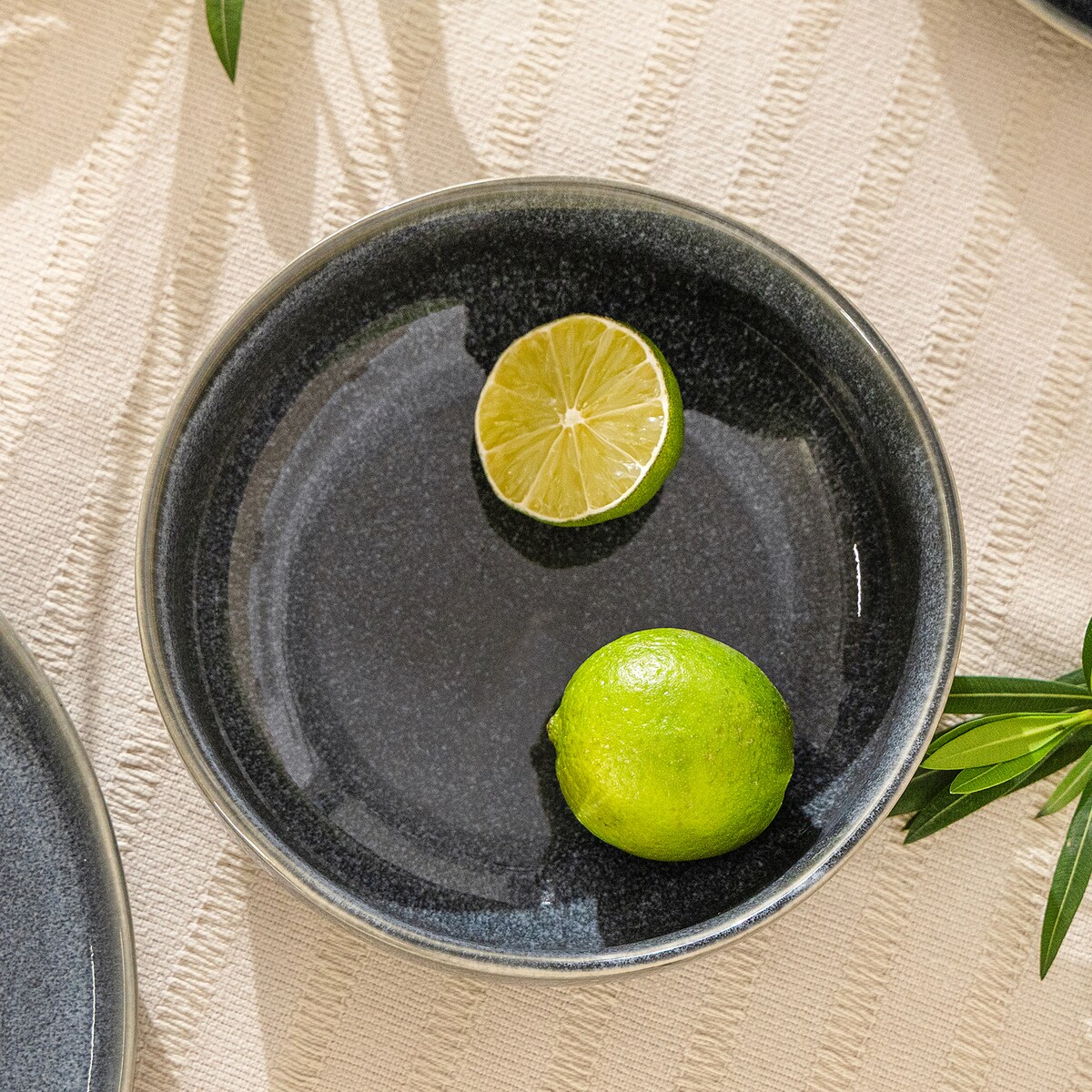 EDA Miska 6 szt., niebieski/szary/beżowy