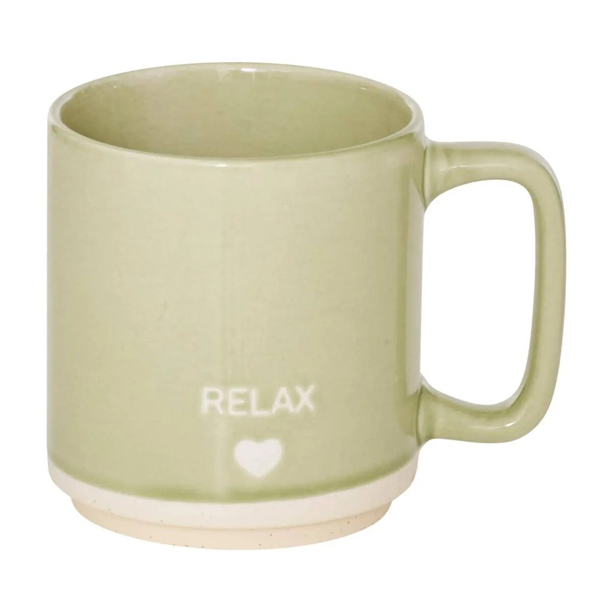 Komplet 4 kubków na stojaku Relax 340 ml