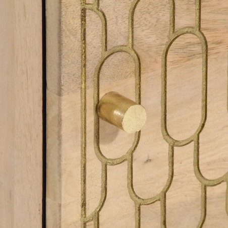 vidaXL Szafki nocne, 2 szt., 40x33x46 cm, lite drewno mango