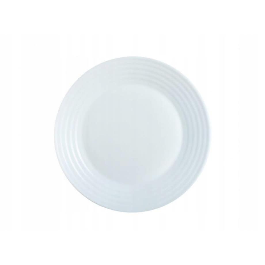 TALERZ OBIADOWY PŁYTKI 6 x 25 cm harena LUMINARC BIAŁE TRADYCYJNE