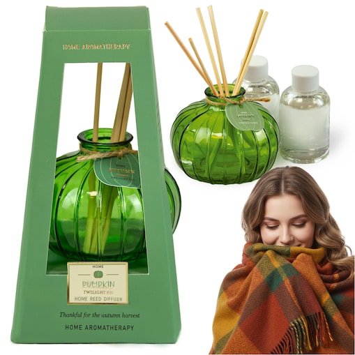 Patyczki Zapachowe Dyfuzor Zapachowy Z Patyczkami Dynia Dekoracja Jesienna Na Halloween