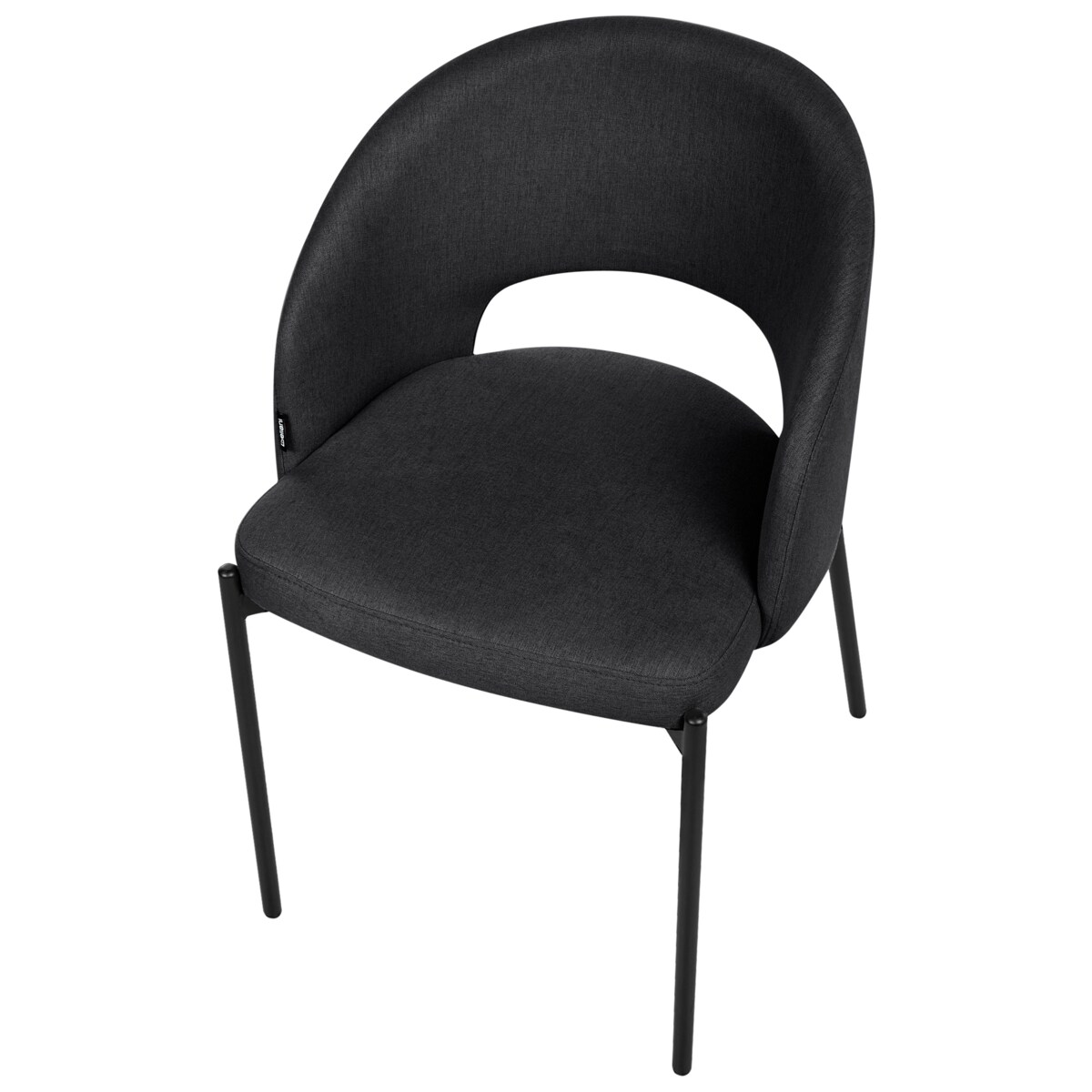 Zestaw 2 krzeseł do jadalni PENNY Czarny