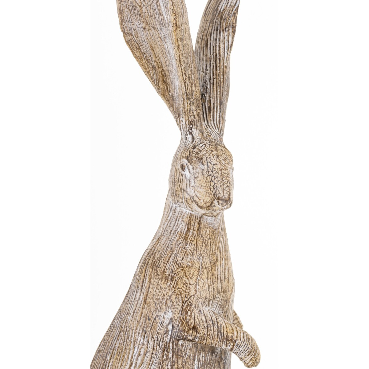 Dekoracja - zając brązowy 34x10x12 cm LONGORELA