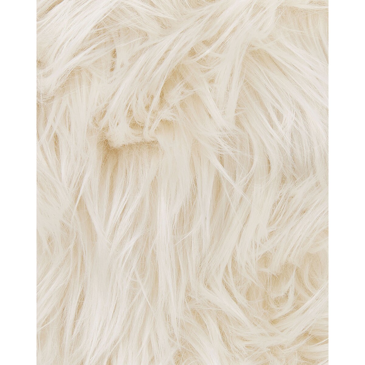 Dywan ze sztucznego futra MAMUNGARI Beżowy 60 x 180 cm