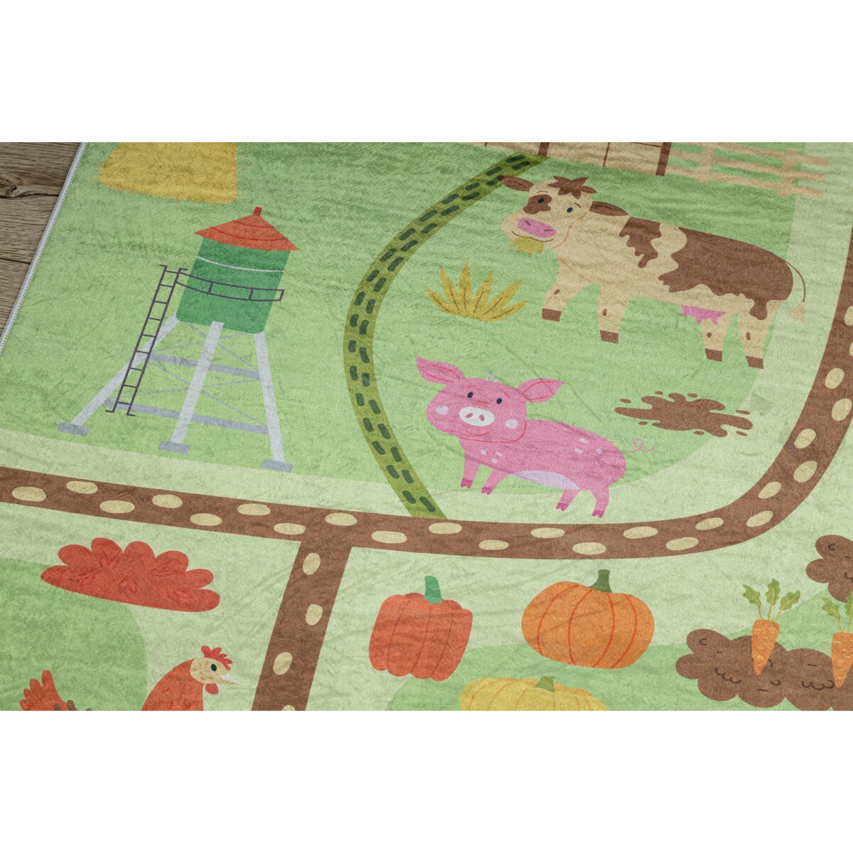 Dywan do prania BAMBINO 50200 Wioska, ulice, 200x290 cm