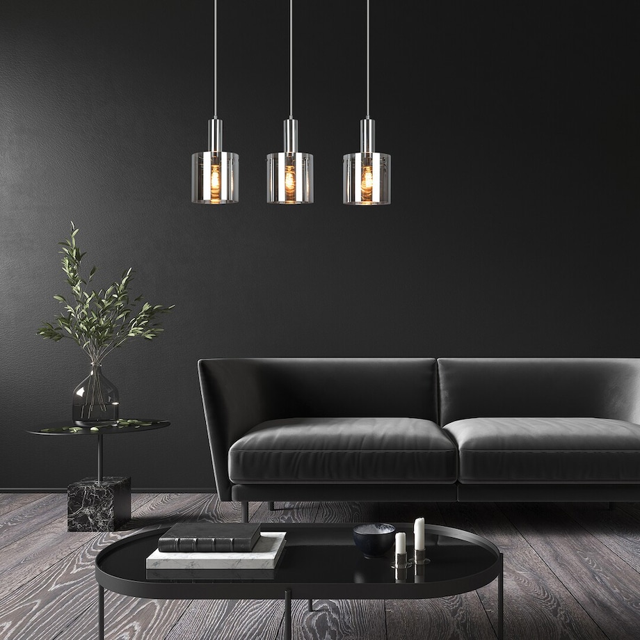 Kaskada LAMPA wisząca DONATI 5250 Rabalux loftowy zwis na listwie do kuchni chrom