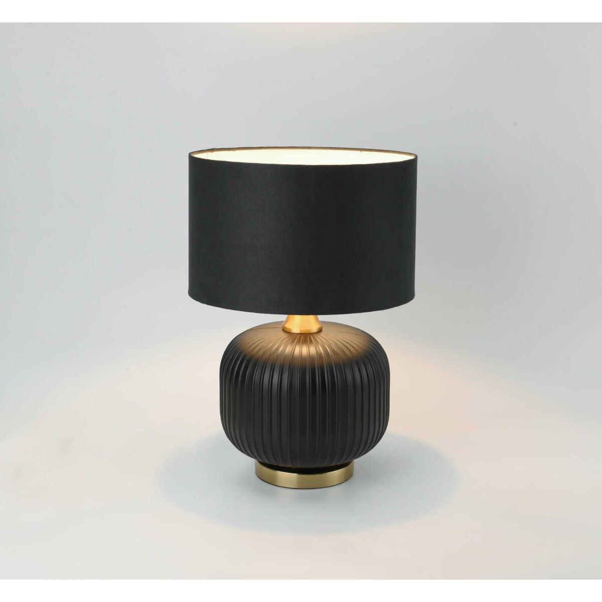 Nocna lampa stojąca Tamiza LP-1515/1T small czarna złota