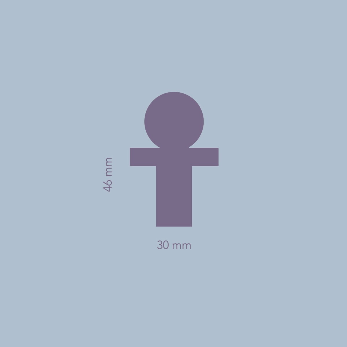 POLA SILVER - WHITE uchwyt jednopunktowy stal inox