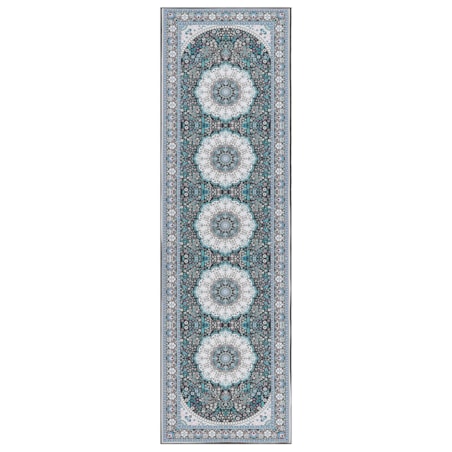 Dywan 60 x 200 cm niebieski GEDIZ