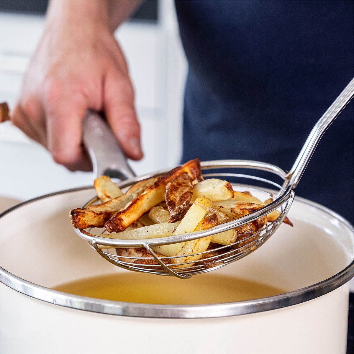 KitchenAid chiński cedzak CORELINE Charcoal Grey