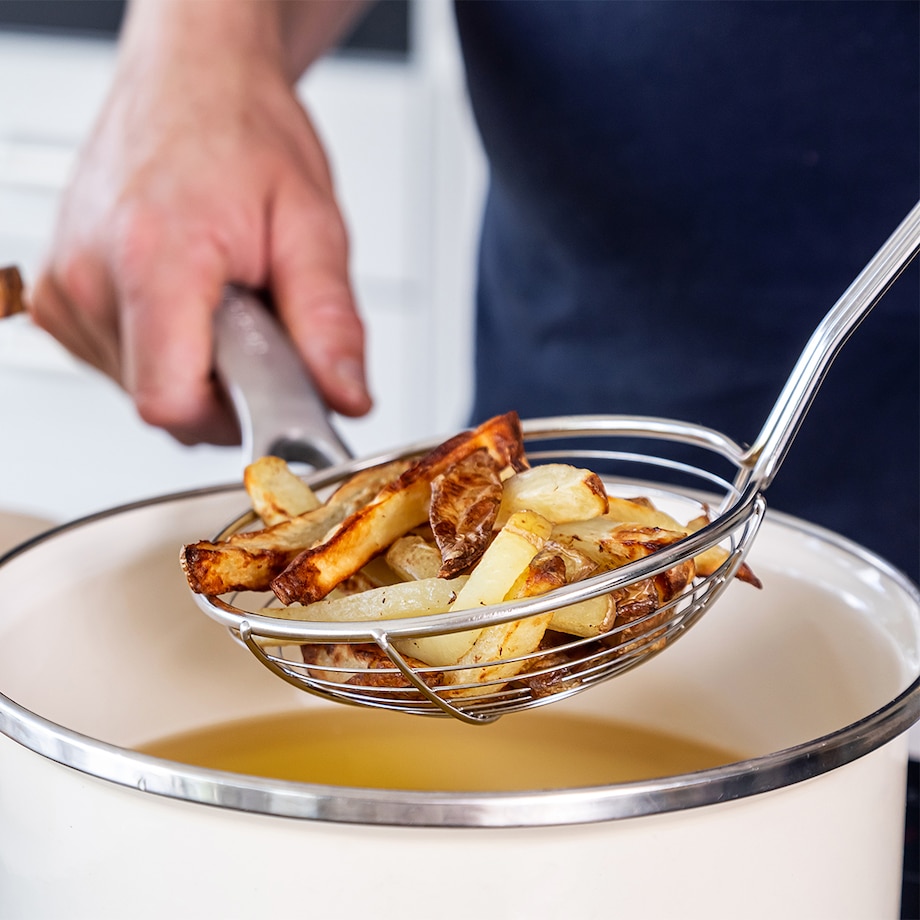 KitchenAid chiński cedzak CORELINE Charcoal Grey