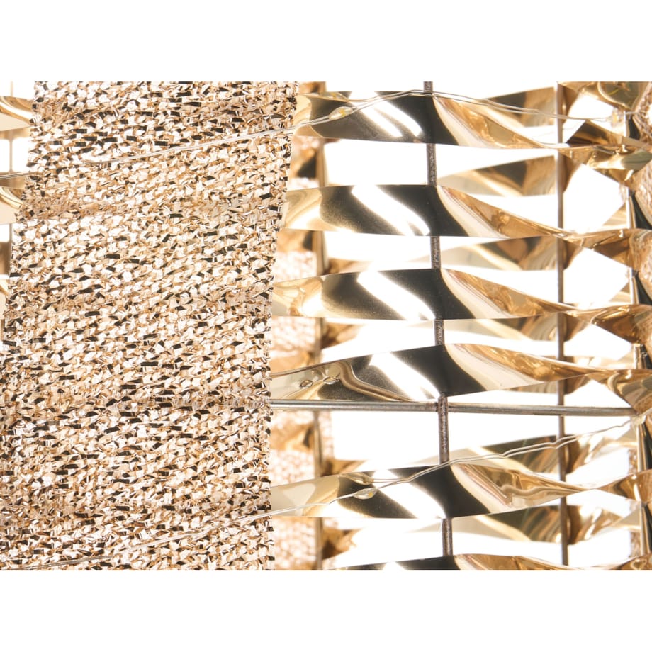 Zestaw 3 dekoracji LED Prezenty świąteczne złote SLIVSO