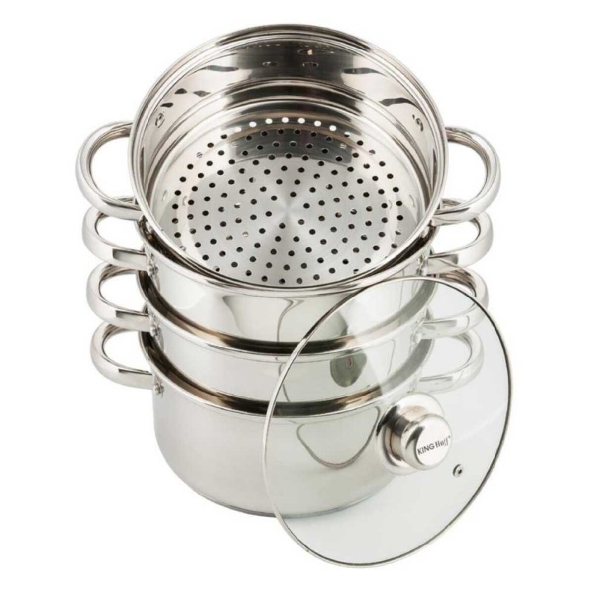 Garnek Na Parę Kinghoff 5 Elem. 20Cm Kh-3322