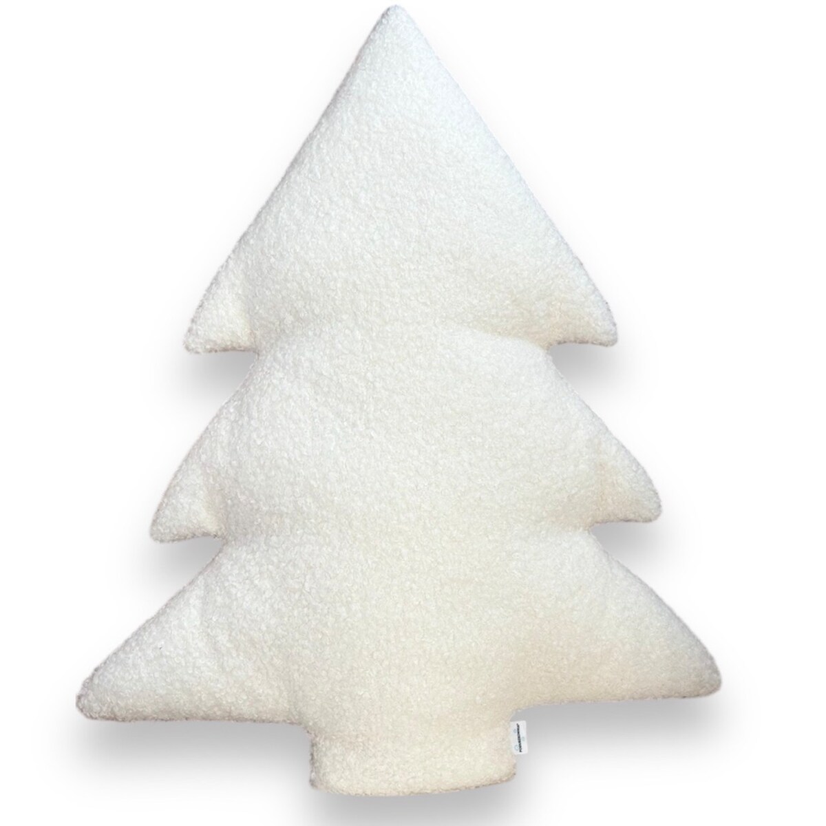 Poduszka Choinka boucle biała